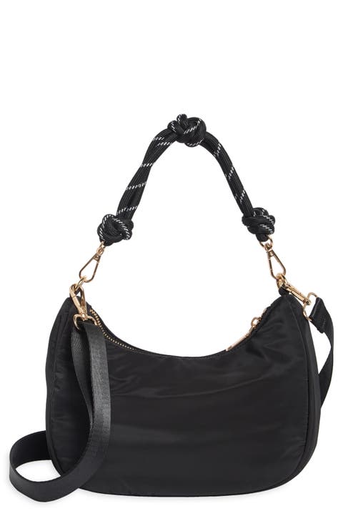 Nylon Hobo Crossbody Bag