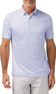 Mizzen+Main Halyard Trim Fit Dot Stripe Performance Polo