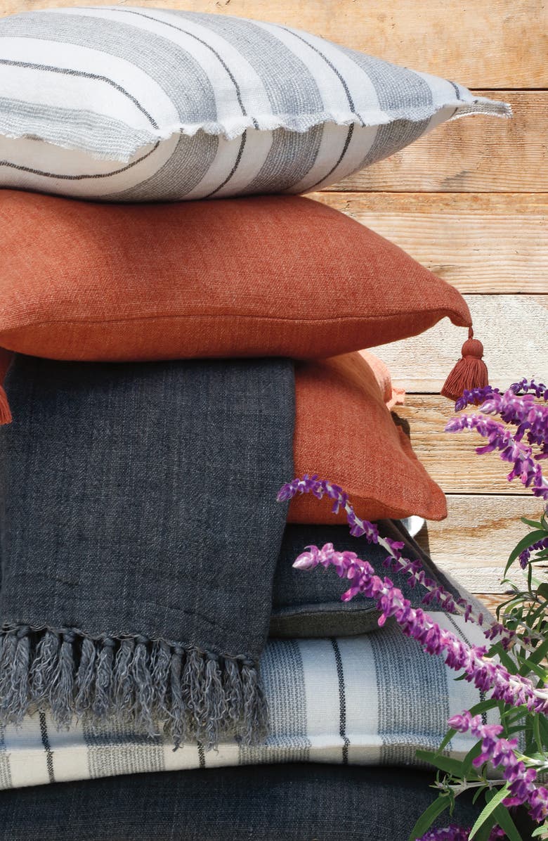 Pom Pom at Home Montauk Throw Blanket, Alternate, color, Charcoal