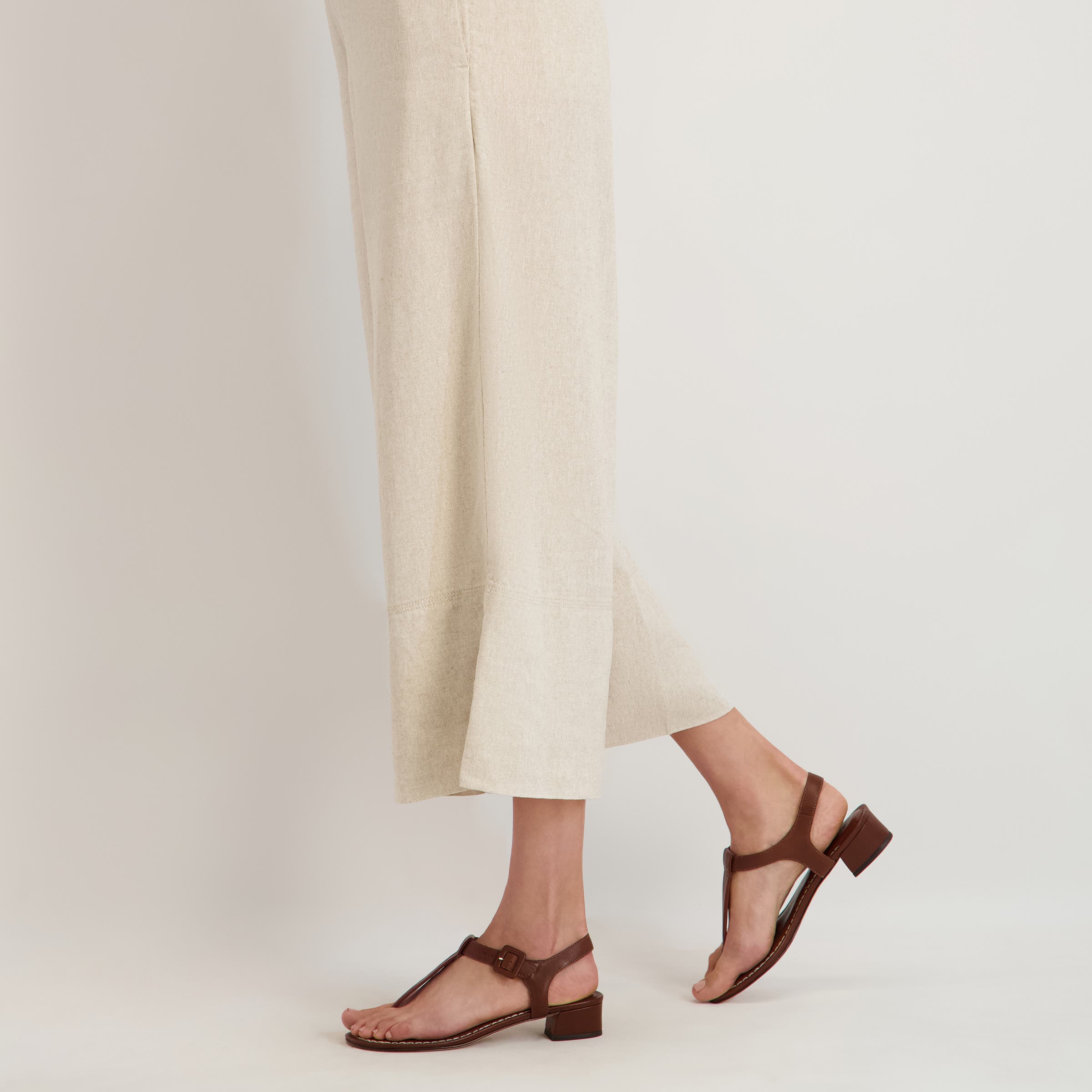 Goyara Demi Heel Sandal, Alternate, color, MAHOGANY