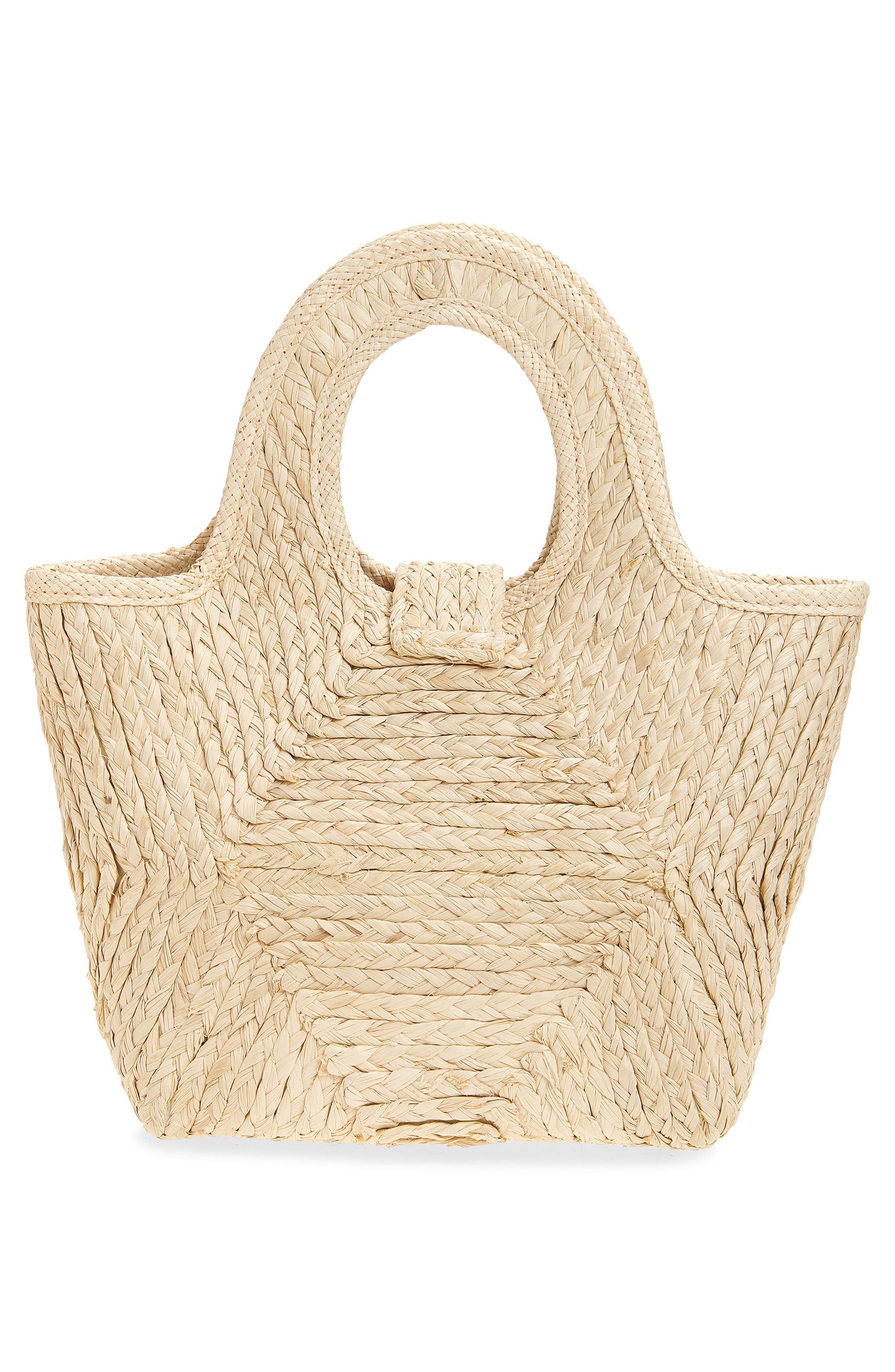 Pamela Munson The Petite Lulu Raffia Shoulder Bag, Alternate, color, Natural