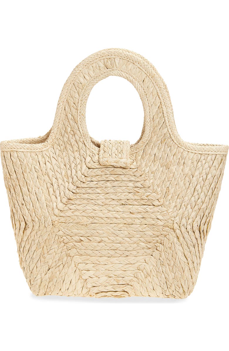 Pamela Munson The Petite Lulu Raffia Shoulder Bag, Alternate, color, Natural