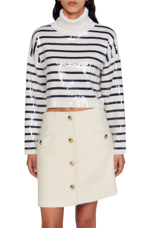 Sandro Segaly Skirt In White