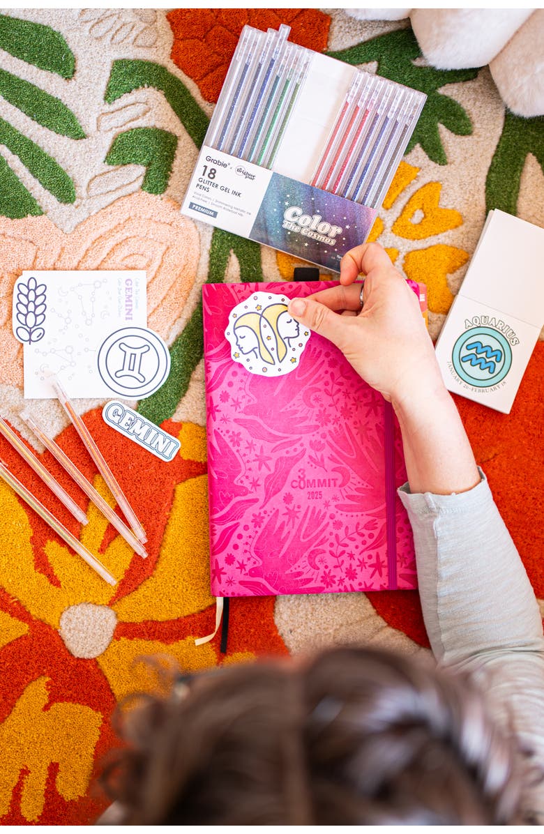 A Brighter Year Color The Cosmos Adult Creative Activity Mini Bundle, Alternate, color, Scorpio