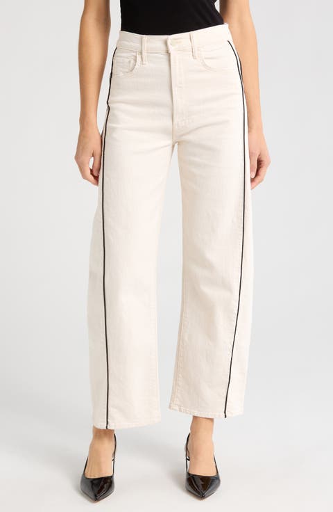 デニム・ジーパン MOTHER Woman Jeans White 1117753 FOT The Kick It - Fairest Of Them All | MOTHER DENIM