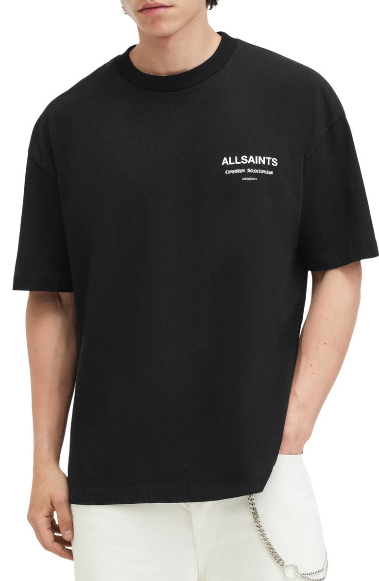 AllSaints Sanctum Cotton Graphic T-Shirt, Main, color, 
