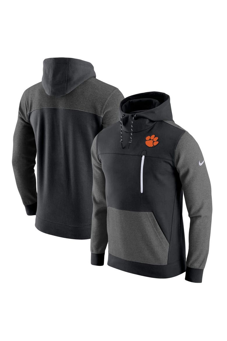 Men's Nike Black Clemson Tigers AV-15 2.0 Slim Fit Pullover Hoodie, Main, color, Black