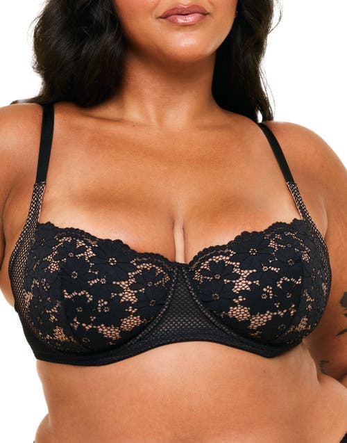 Adore Me Roxanne Unlined Balconette Bra in Black at Nordstrom, Size 40C