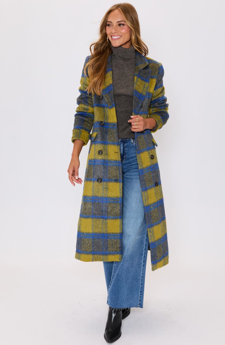 VICI Collection Marlowe Plaid Coat, Alternate, color, 