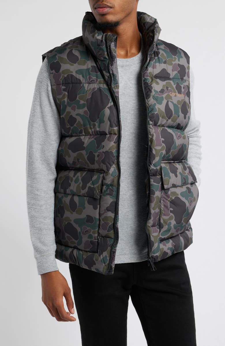Carhartt Work In Progress Springfield Taffeta Recycled Polyester Vest, Main, color, 