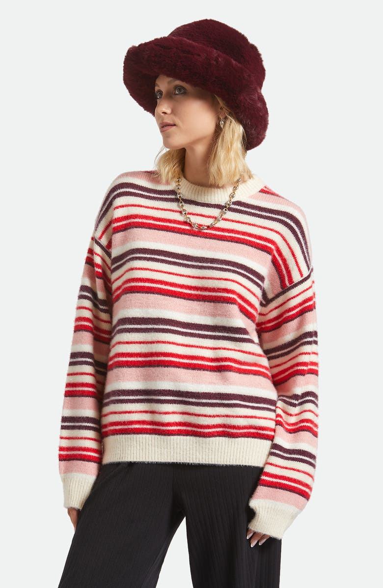 Brixton Dion Faux Fur Packable Hat, Alternate, color, Port