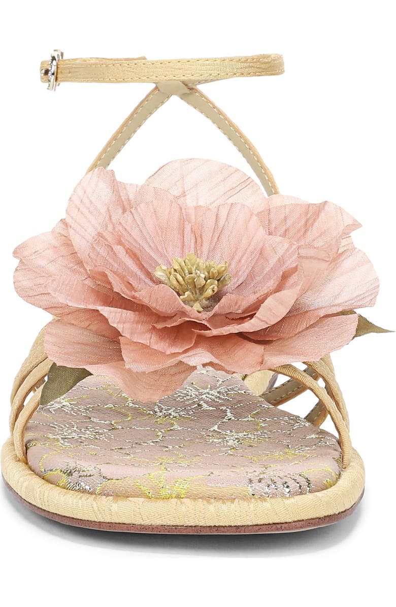 Circus NY by Sam Edelman Olana Flower Sandal, Alternate, color, Dusty Yellow/ Ballet Blush