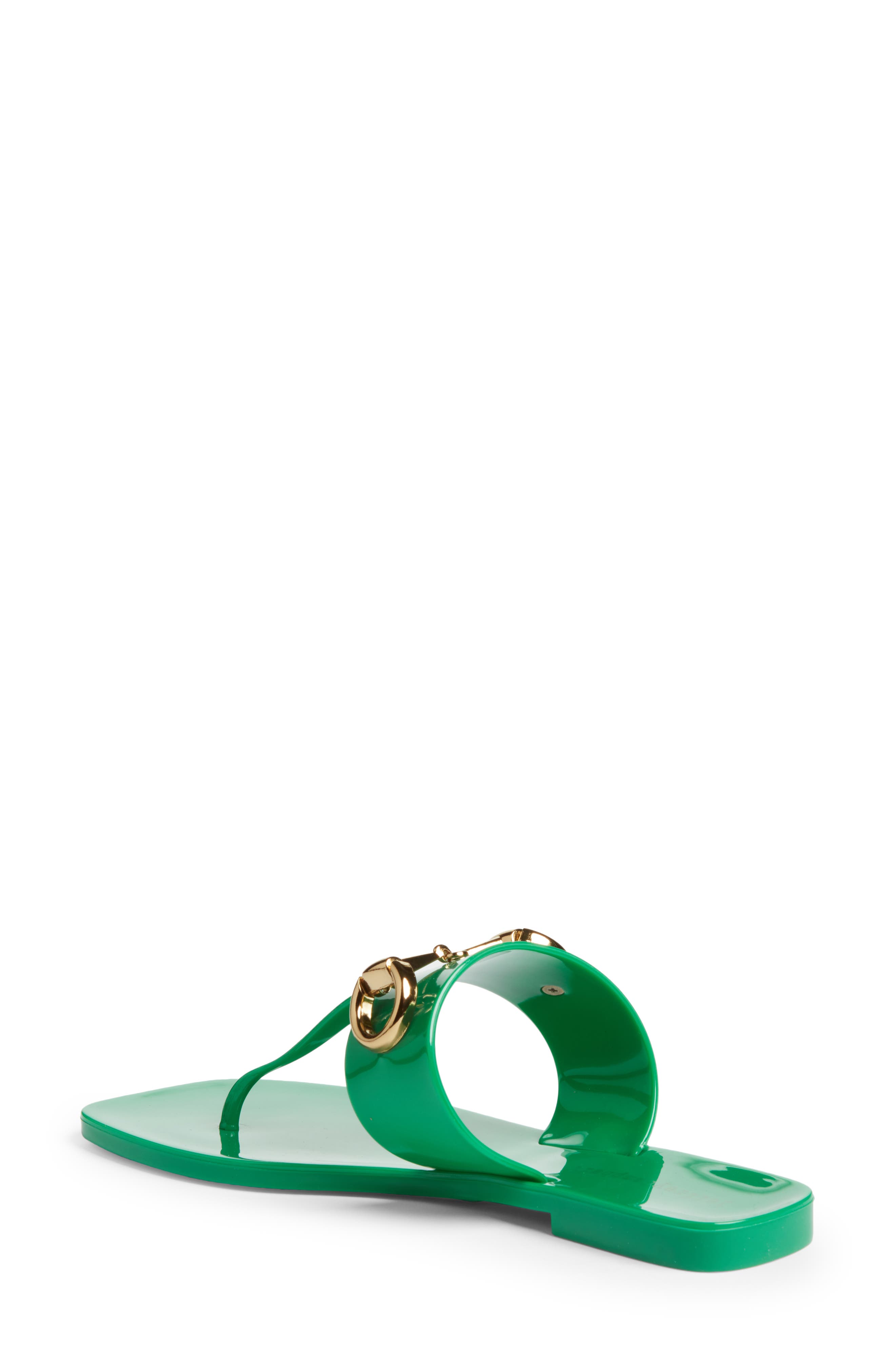 A Lil Bit Sandal, Alternate, color, GREEN SHINY