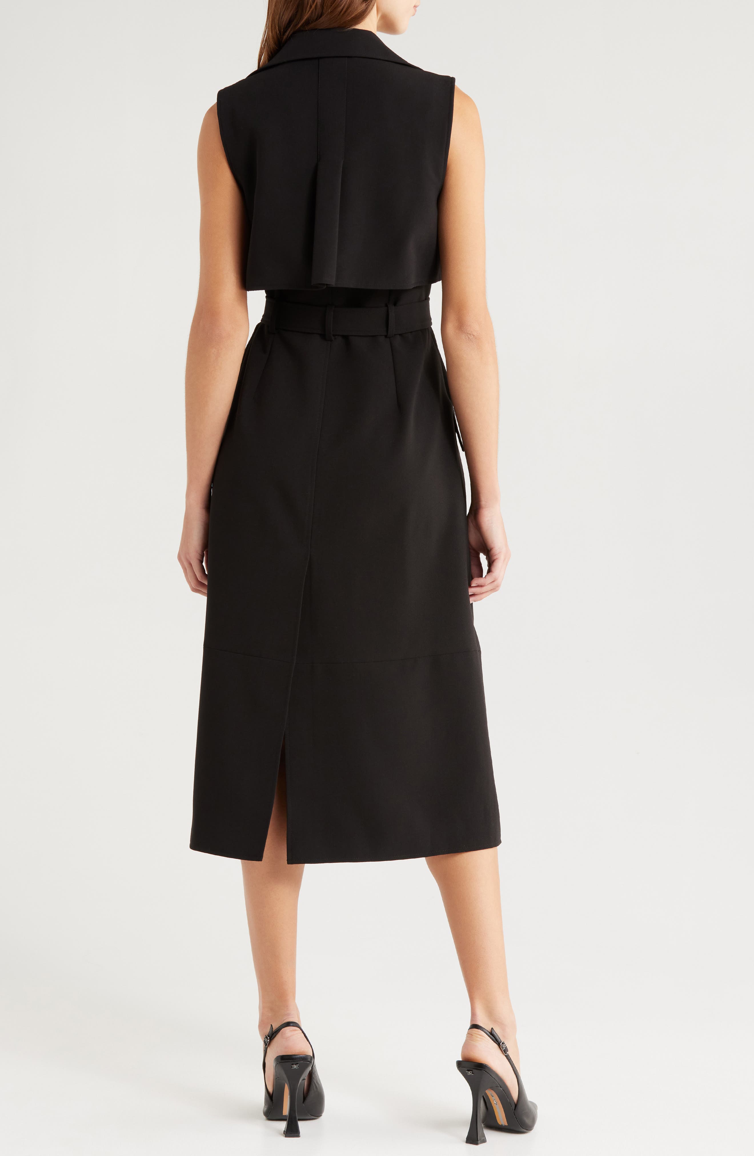 Azra Sleeveless Trench Coat Dress (Women) | Nordstrom