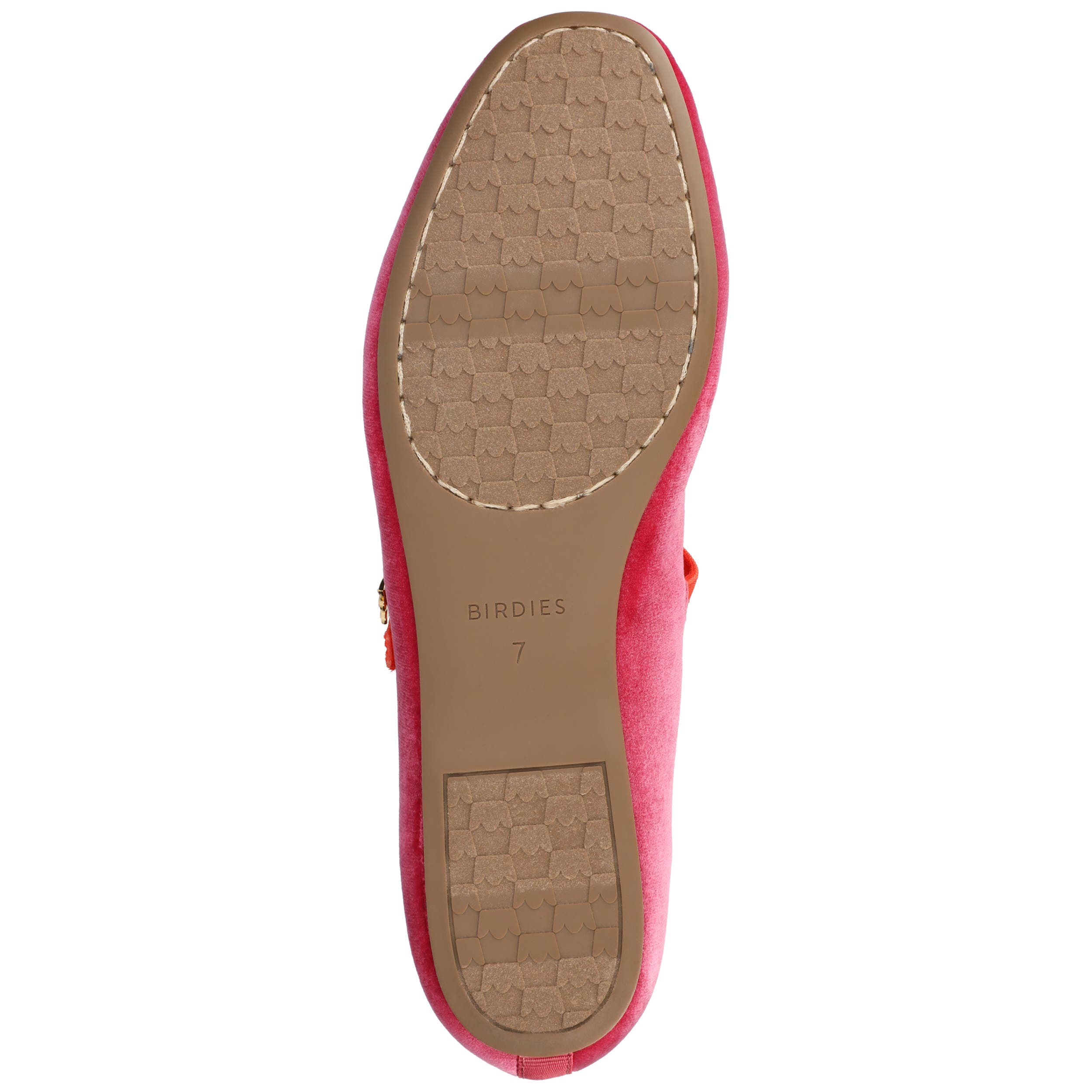 Birdies The Hummingbird Mary Jane Velvet, Alternate, color, Hot Pink Velvet