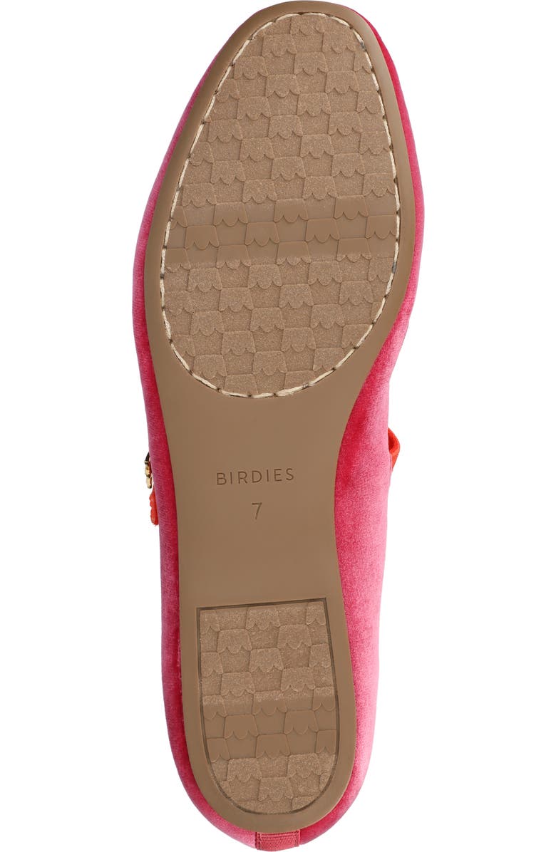 Birdies The Hummingbird Mary Jane Velvet, Alternate, color, Hot Pink Velvet