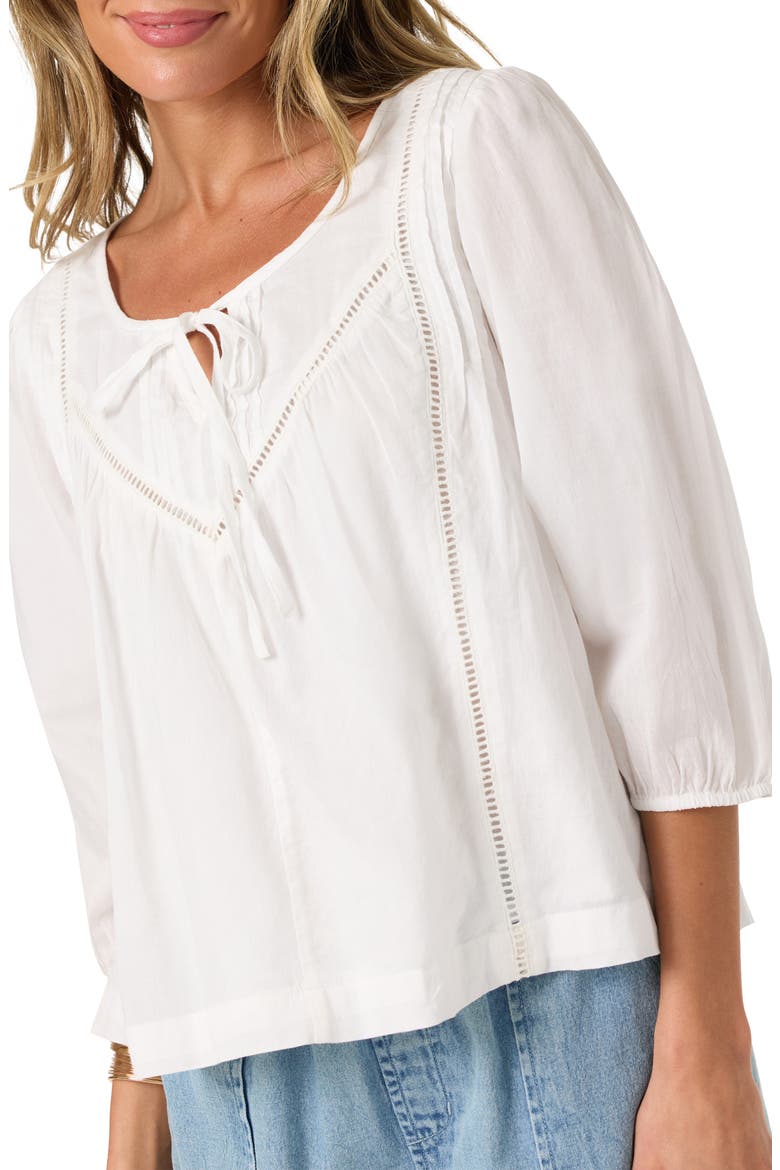 Tomi Cotton Top, Alternate, color, WHITE