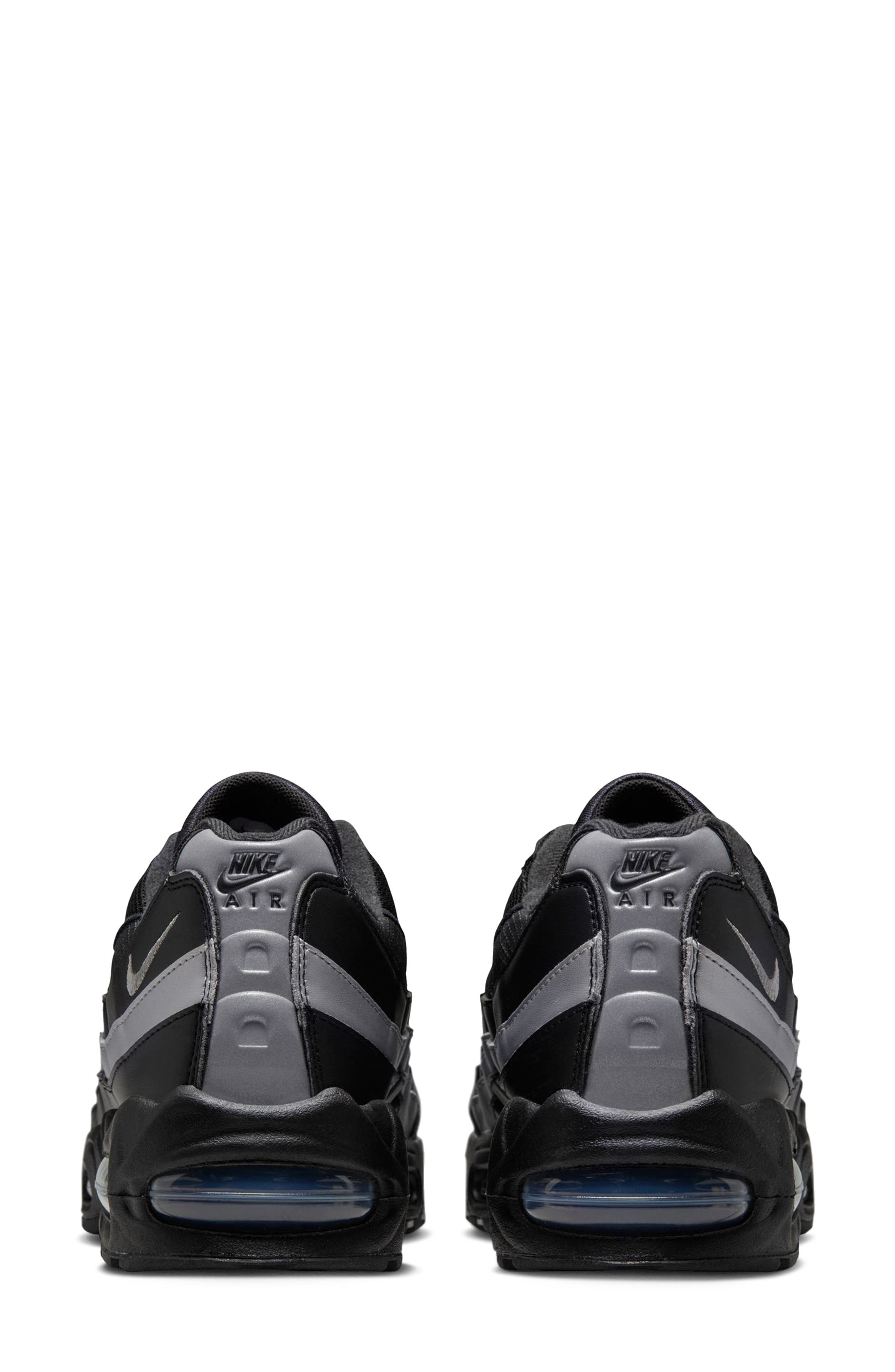 Nike Air Max 95 Sneaker, Alternate, color, Black/ Metallic Silver