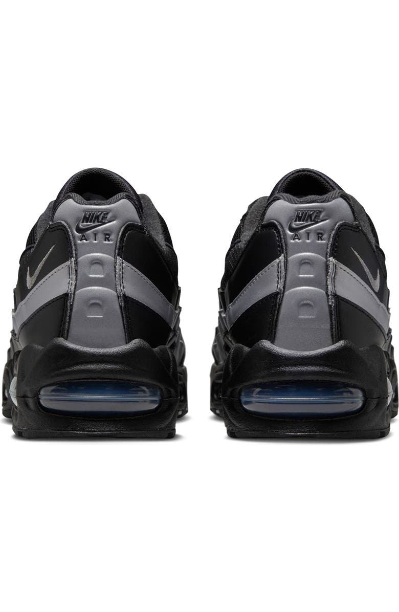 Nike Air Max 95 Sneaker, Alternate, color, Black/ Metallic Silver