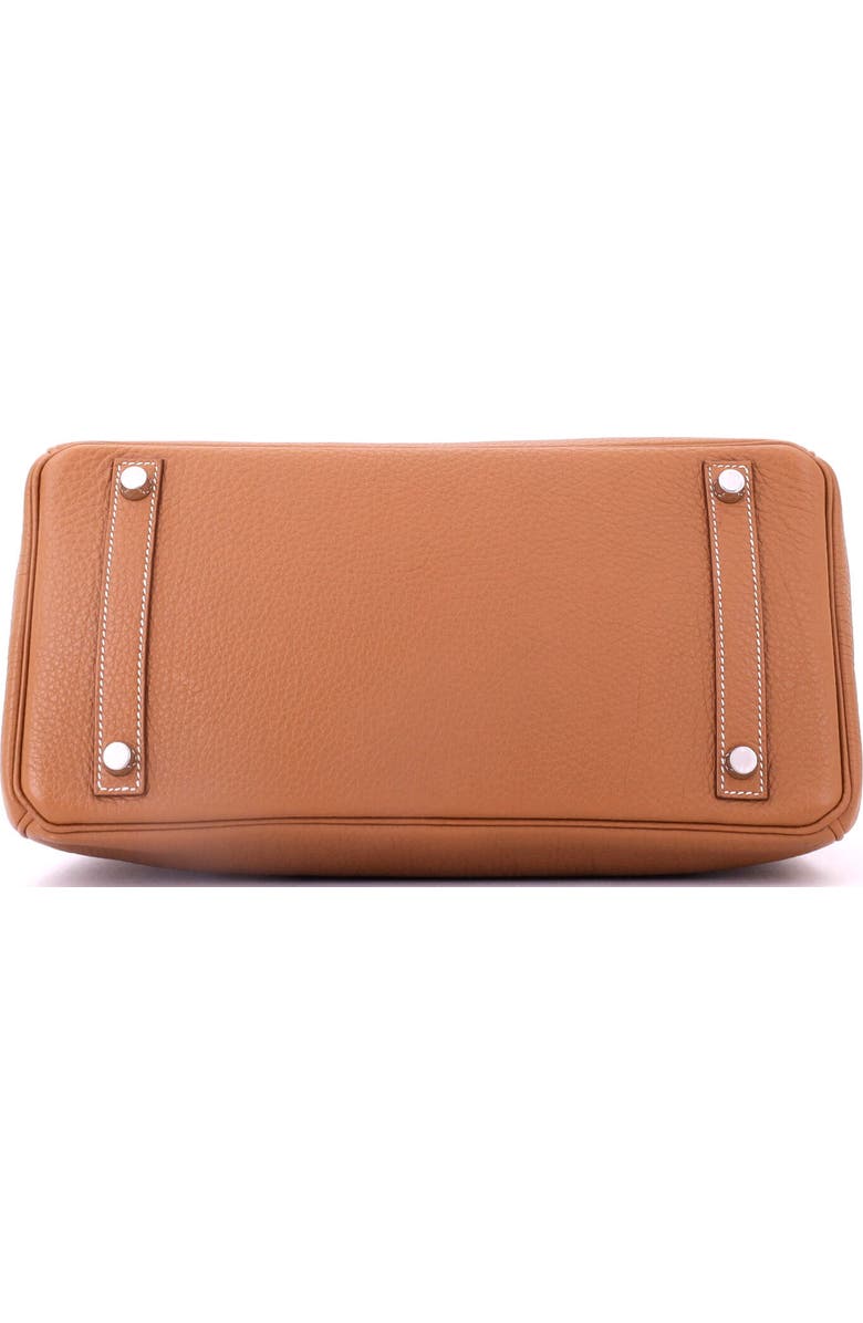 Pre-Owned Hermes Birkin Handbag Brown Togo with Palladium Hardware 30, Alternate, color, Gold