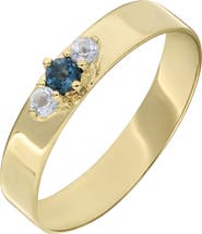 Bony Levy Color 14K Gold Oval Pendant Ring