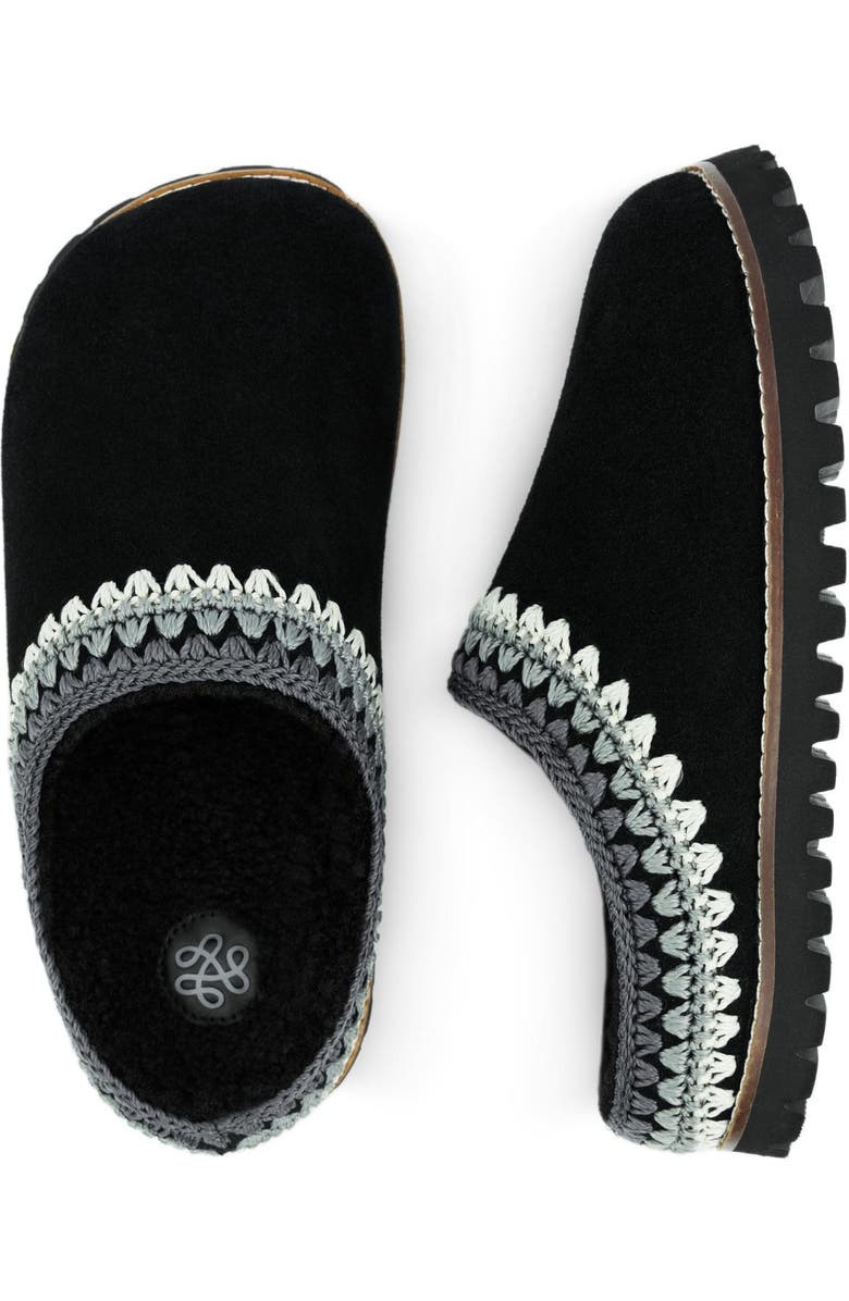 The Sak Bolinas Everyday Clog, Alternate, color, Black Shearling