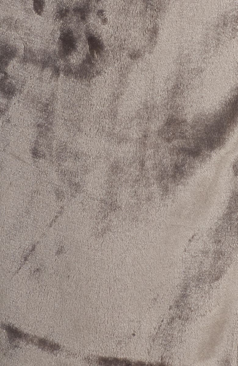 UGG<sup>®</sup> Marlow Double Face Fleece Robe, Alternate, color, Charcoal