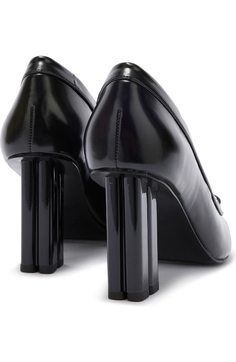 Ganni Lace-Up Pointed Toe Pump, Alternate, color, Black