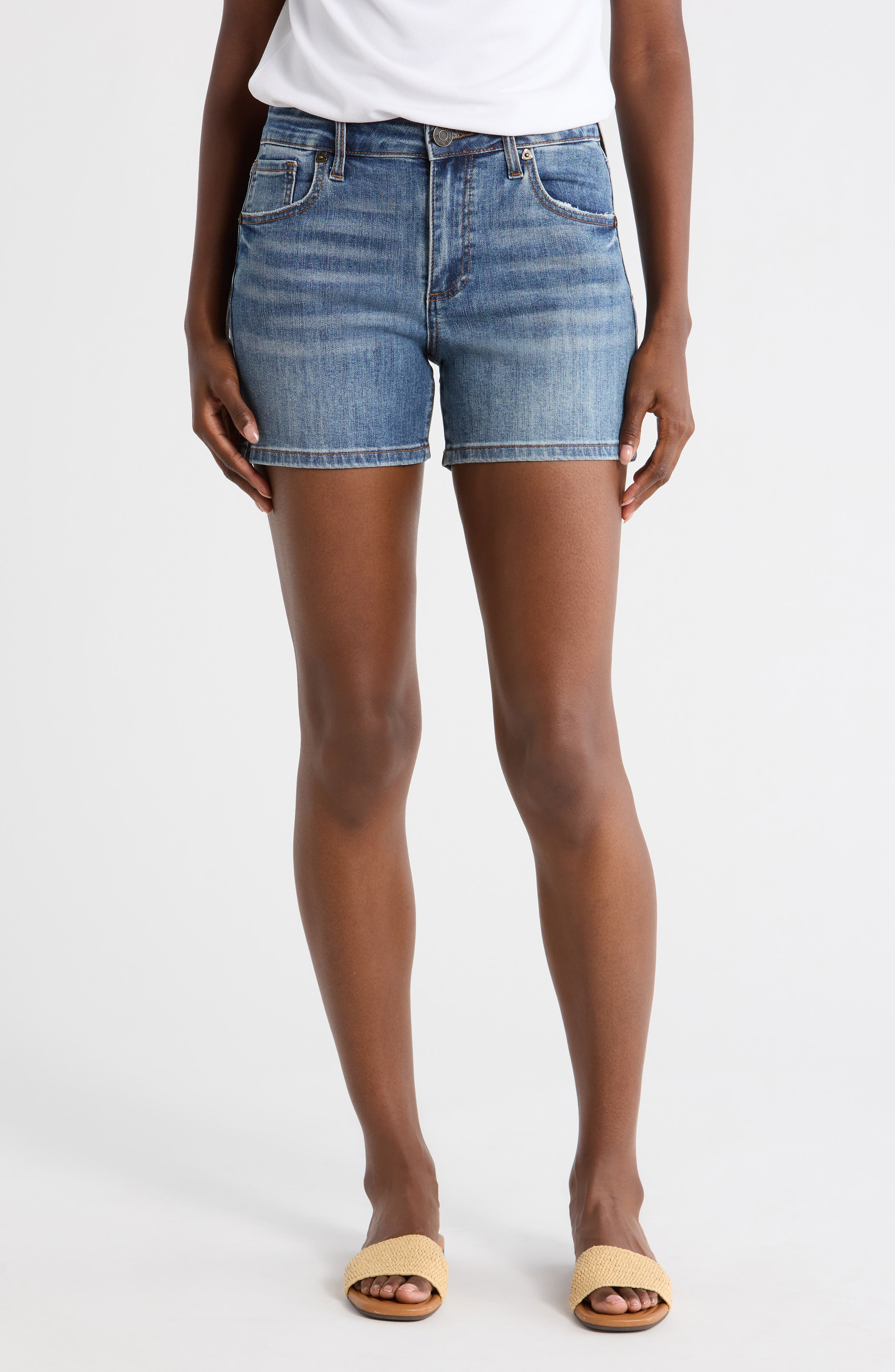 KUT from the Kloth Kity Boyfriend Denim Shorts