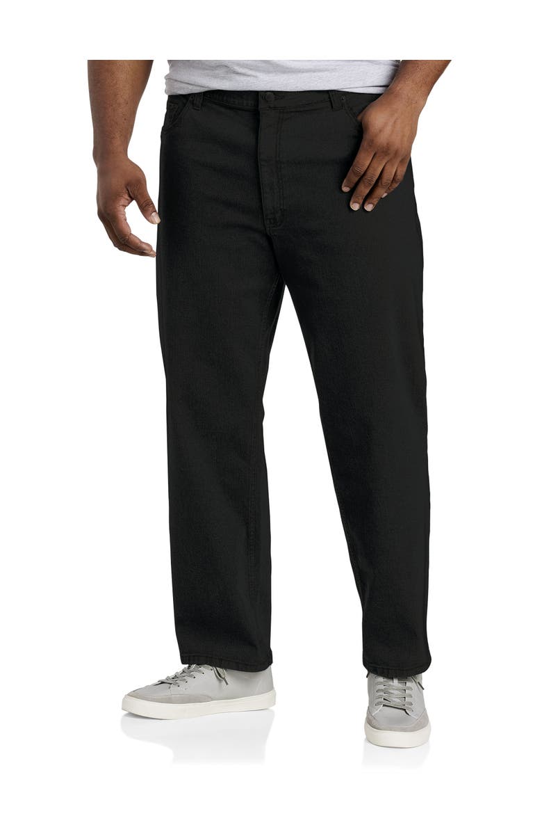 B+T Essentials Big & Tall Relaxed-Fit Jeans, Main, color, Black