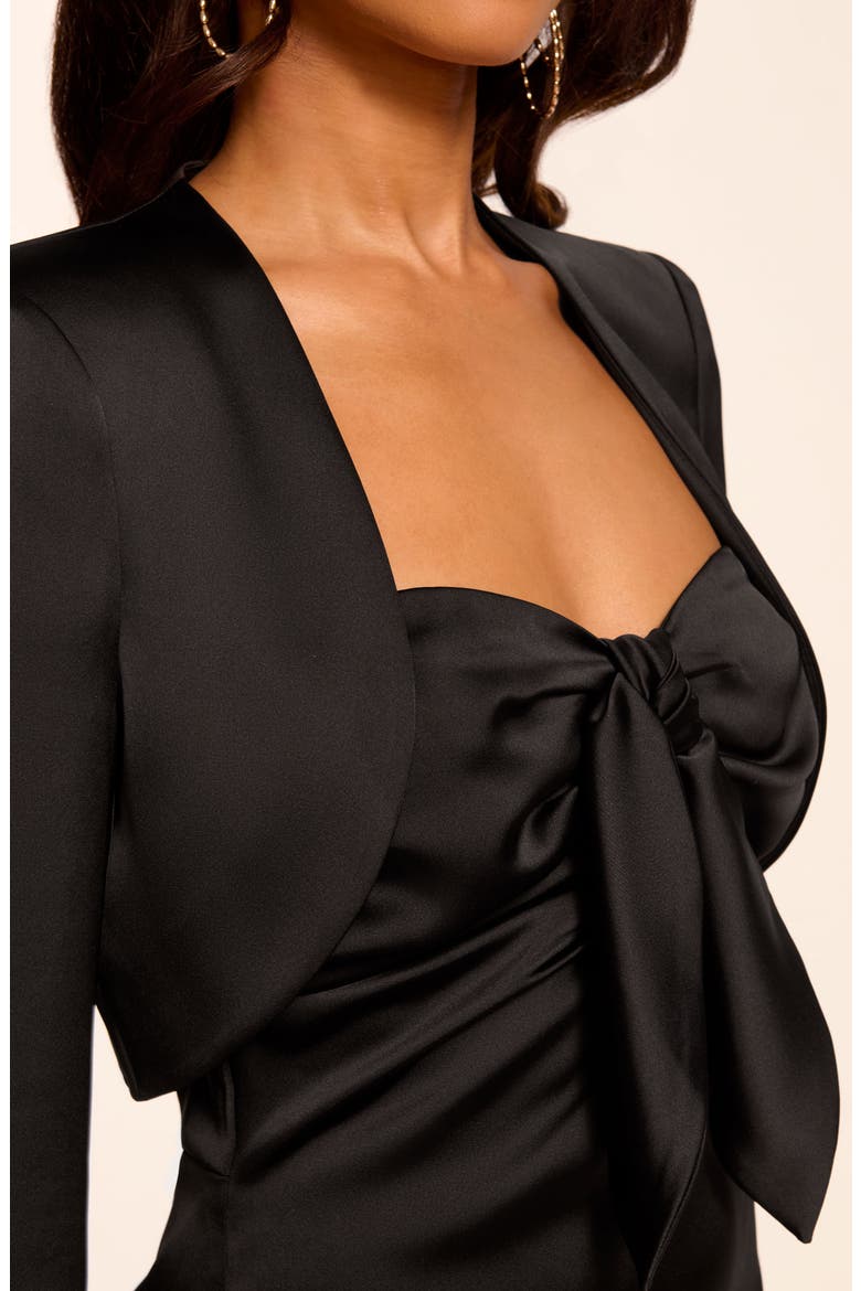 Gia Bolero Jacket, Alternate, color, BLACK