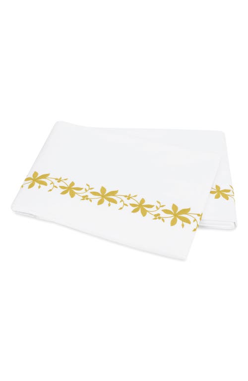 Matouk Callista 500-thread Count Cotton Percale Fitted Sheet