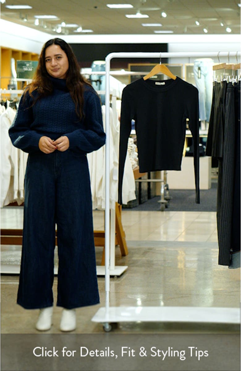 Lexi Sun-In Rib Long Sleeve T-Shirt, sales video thumbnail