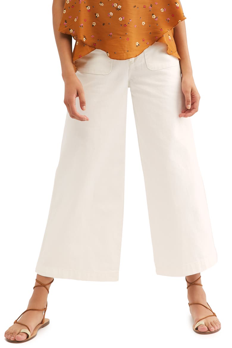 Colette Wide Leg Culottes, Main, color, IVORY