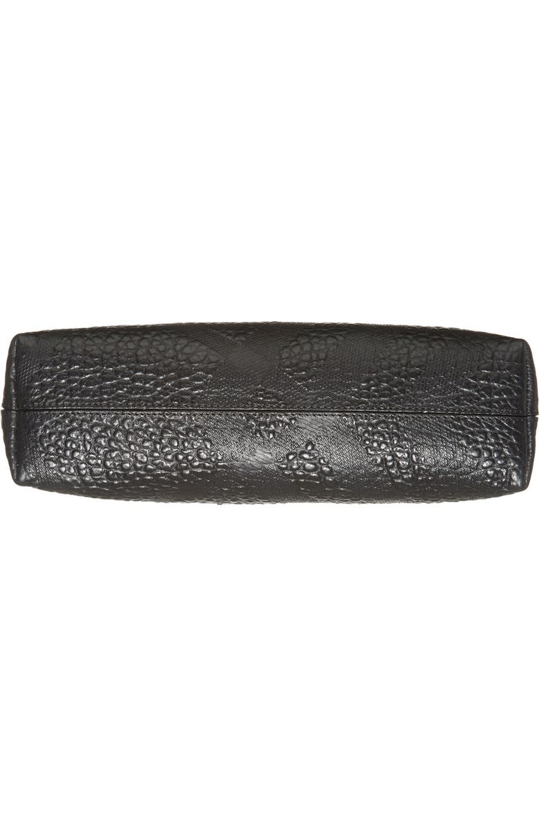 Burberry 'Small Chichester' Check Embossed Leather Crossbody Bag, Alternate, color,