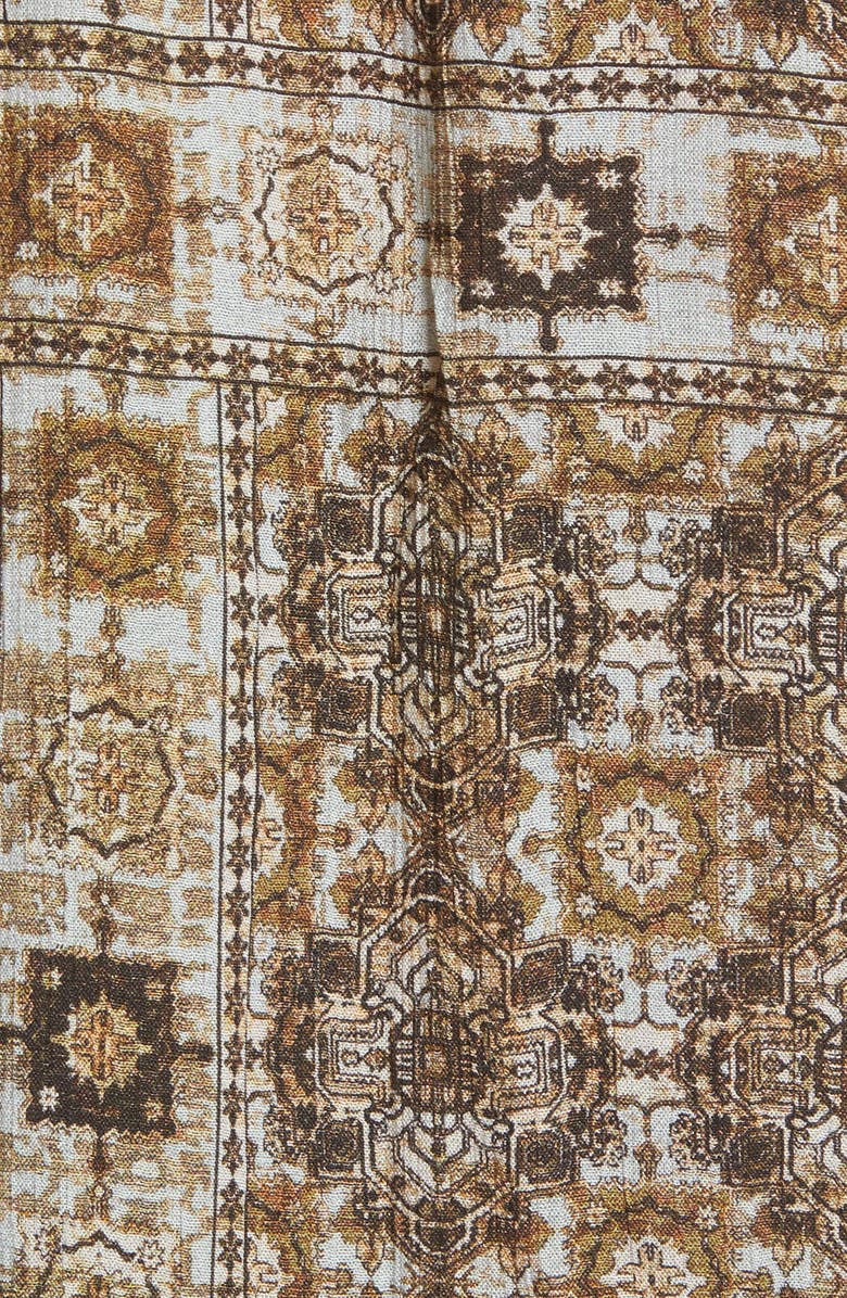 Topman Bandana Print Short Sleeve Button-Up Shirt, Alternate, color, 