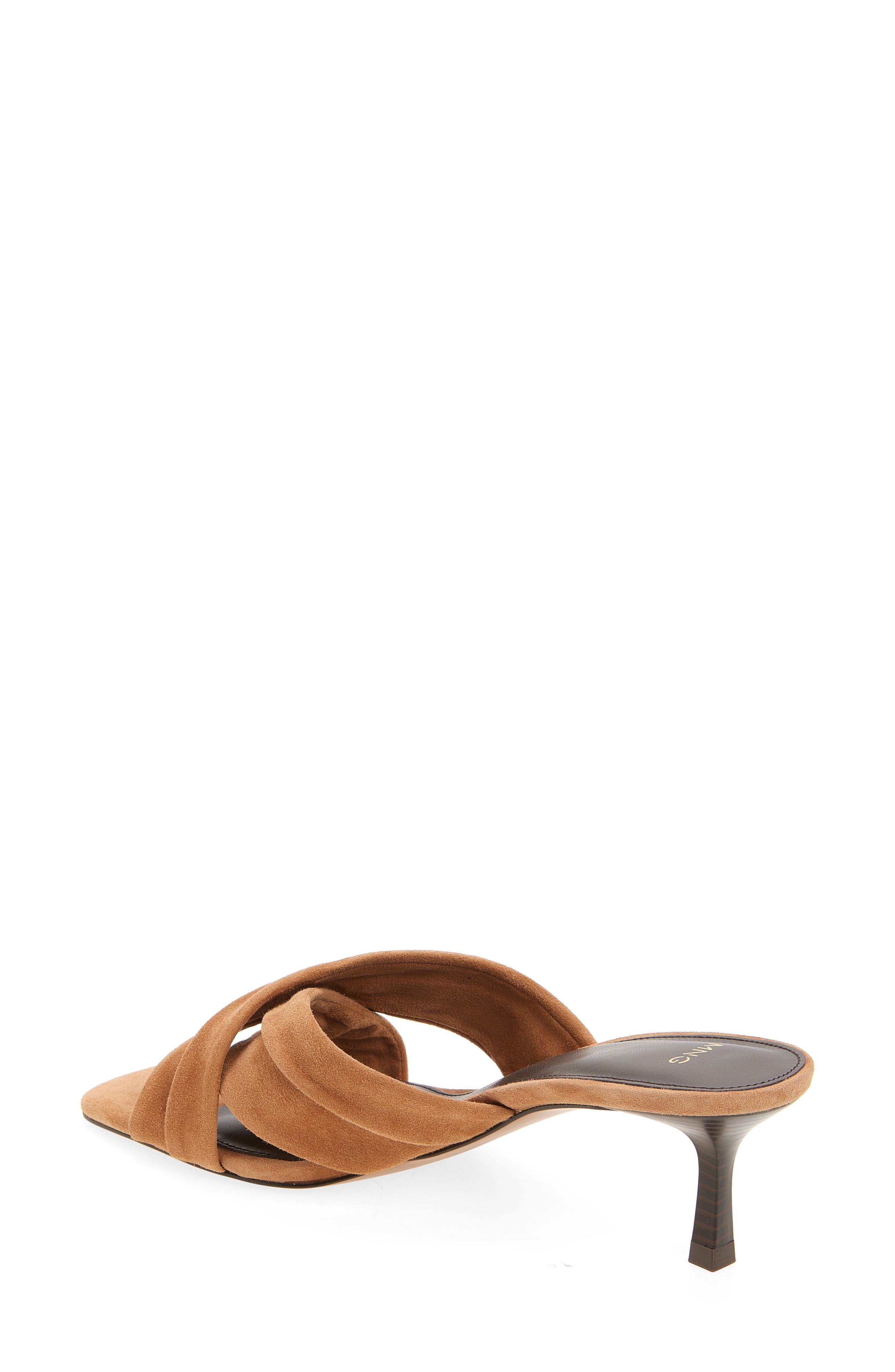 MANGO Cruce Slide Sandal, Alternate, color, Sand