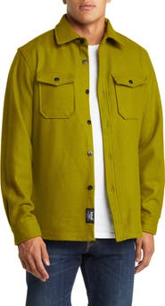 Schott NYC CPO Wool Blend Work Shirt