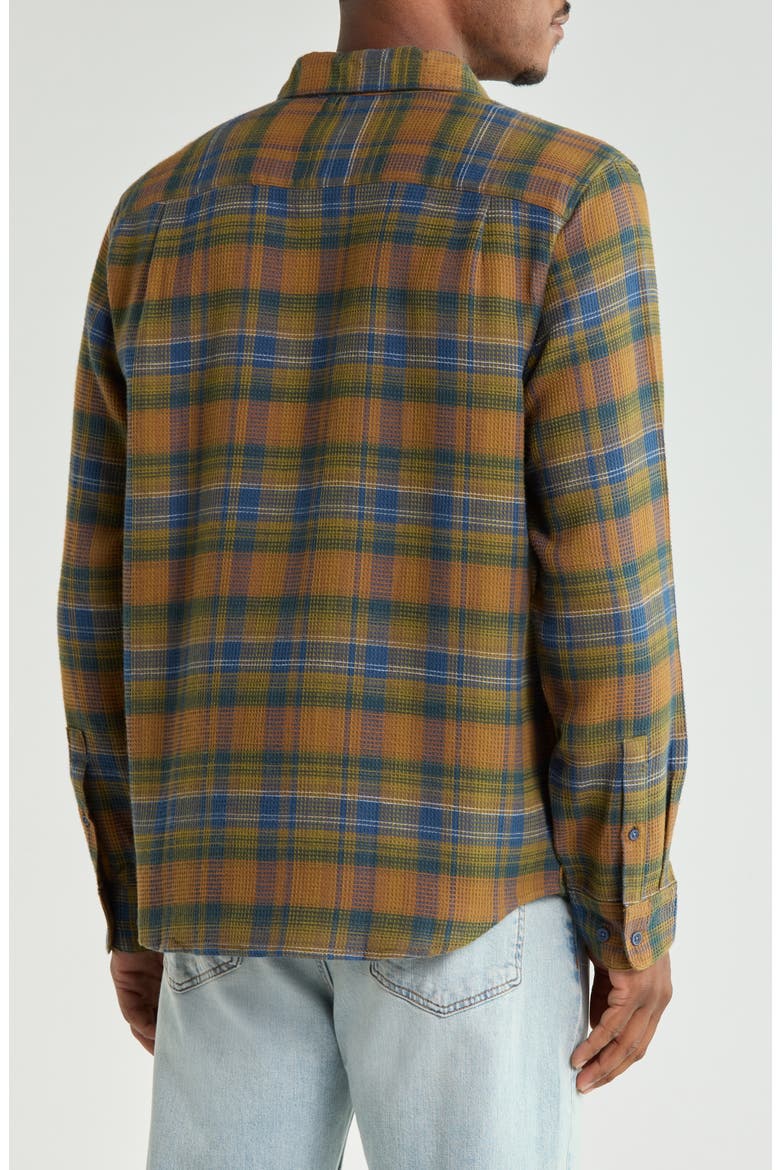 Dayshift Cotton Flannel Shirt, Alternate, color, OLIVE