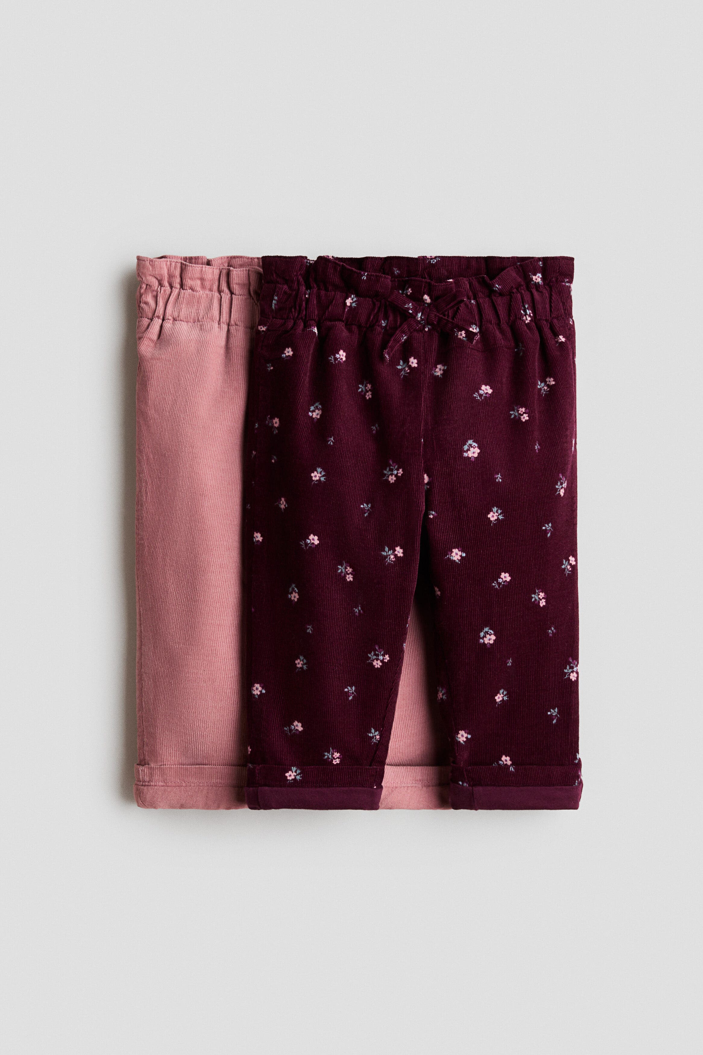 selected Dark red/floral