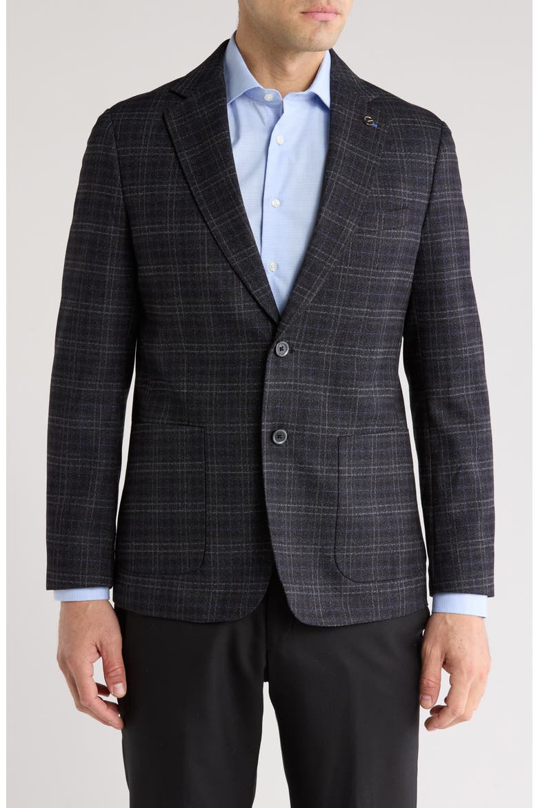 Performance Sport Coat, Main, color, CHARCOAL