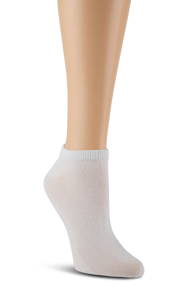 Laundry by Shelli Segal 10-Pack Assorted Ankle Socks, Alternate, color, Oatmeal Heather/ White/ Black