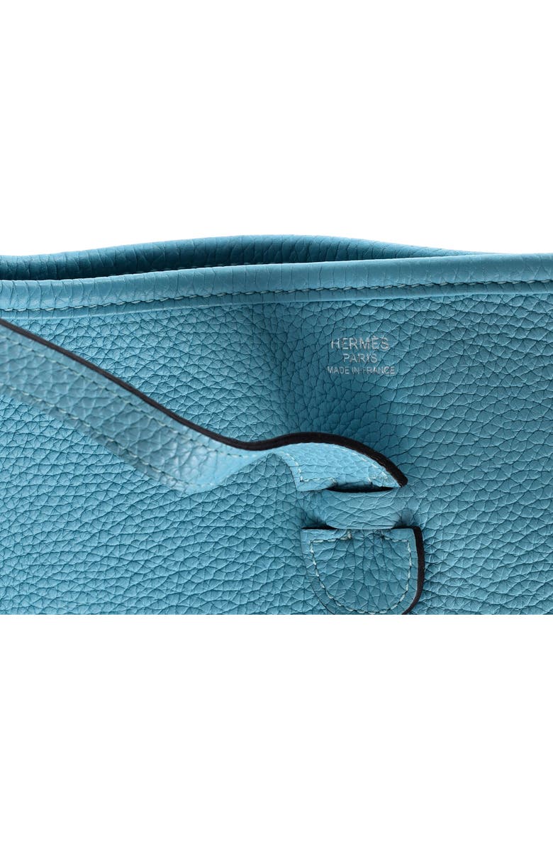 Pre-Owned Hermes Evelyne Bag Gen III Clemence PM, Alternate, color, Bleu Atoll