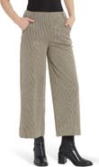 Lysse Clarke Stripe Pull-On Ankle Wide Leg Jeans