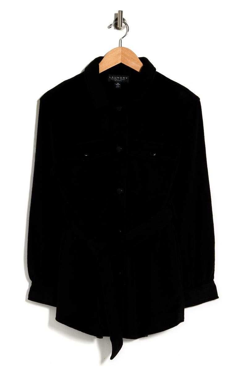 Laundry by Shelli Segal Tie Shacket, Alternate, color, 