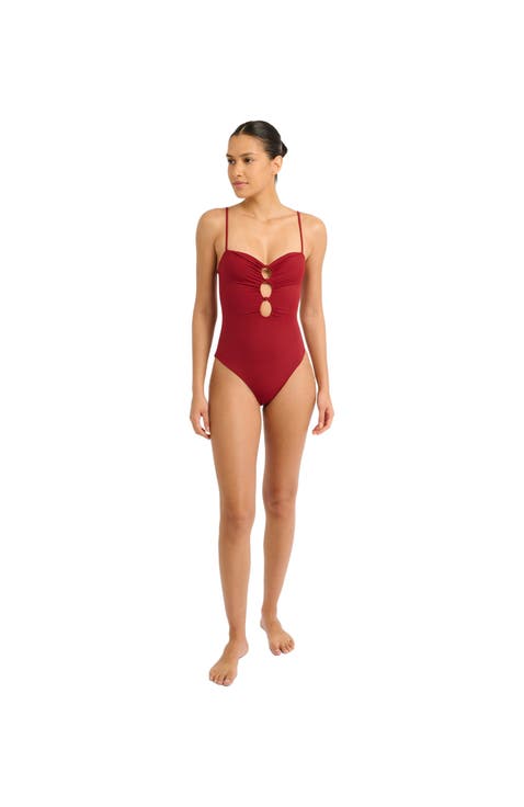amerge ♡ sheer ribbon feminine onepiece One Piece Swimsuits for Women – Tagged 
