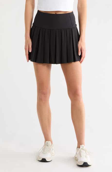 DKNY Court Piqué Pleated Tennis Skort