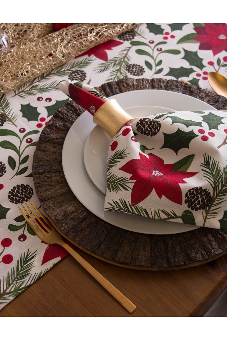 Woodland Christmas Table Runner, Alternate, color, Woodland Christmas