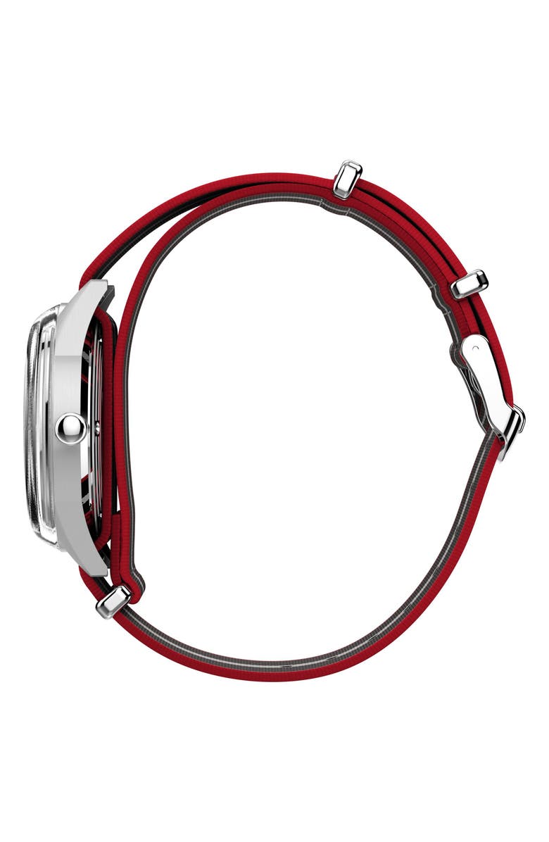 Timex<sup>®</sup> Marlin<sup>®</sup> Jet Webbing Strap Watch, 38mm, Alternate, color, Black