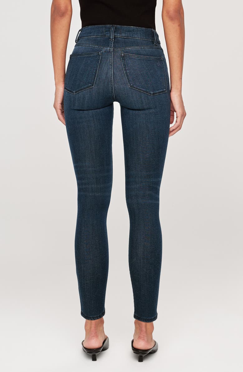 DL1961 Farrow Instasculpt High Waist Ankle Skinny Jeans, Alternate, color, Dark Indigo